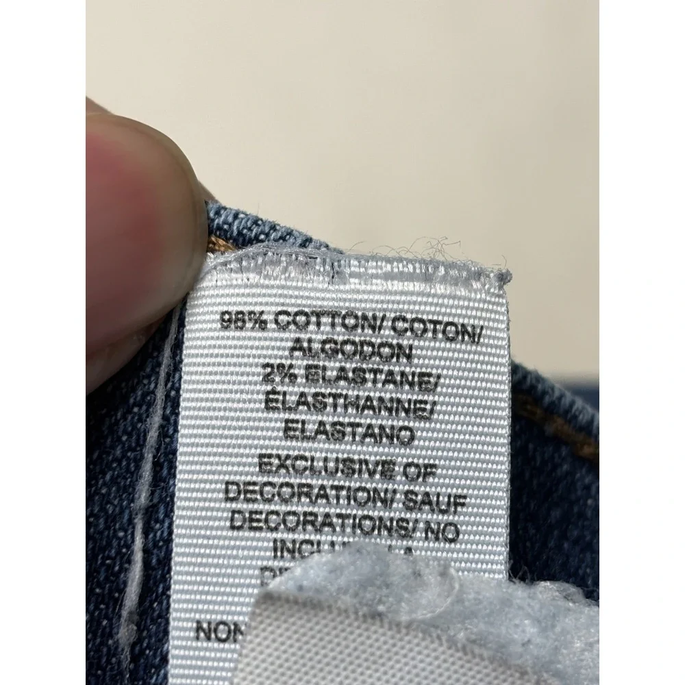 Lucky‎ Brand 221 Straight Mens Jeans 36x28 Medium Wash Blue Stretch Denim
